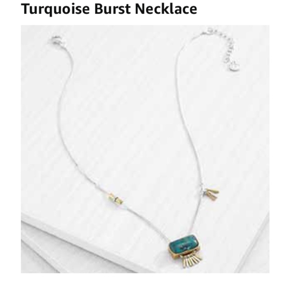 Silpada Turquoise Burst Necklace - Picture 1 of 6